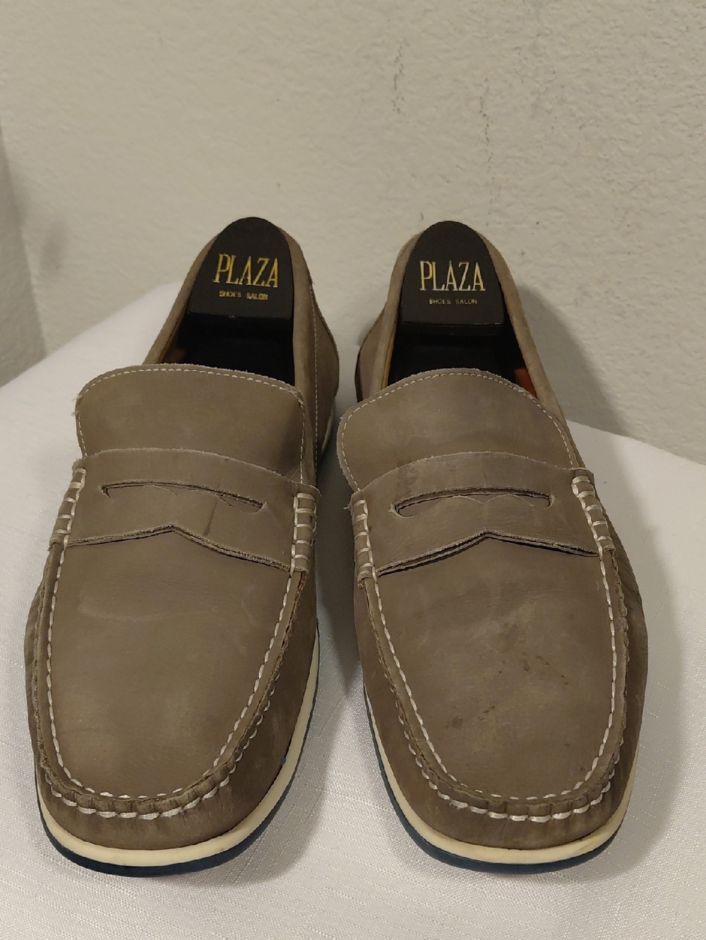 1901 Breakside Taupe Suede Loafers